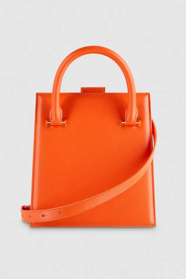 Crossbodys Women Patrizia Pepe Handbag With Shoulder Strap Solar Orange