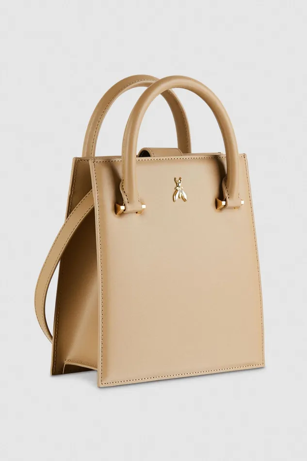 Crossbodys Women Patrizia Pepe Handbag With Shoulder Strap Winter Sand