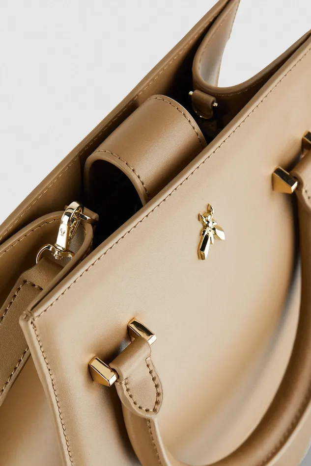 Crossbodys Women Patrizia Pepe Handbag With Shoulder Strap Winter Sand