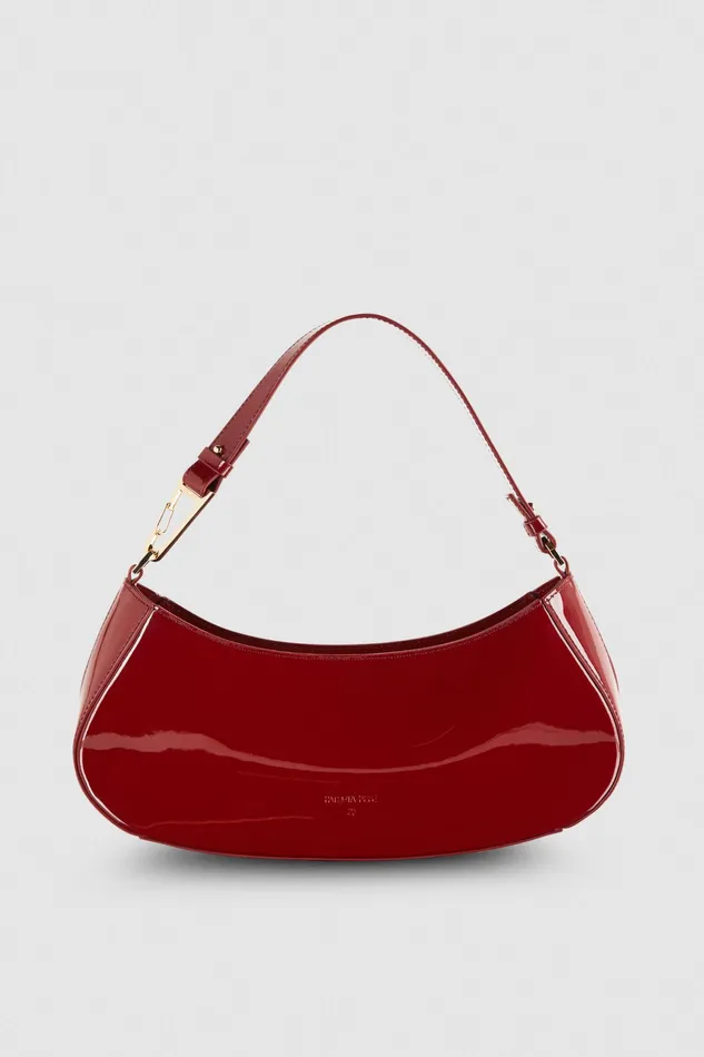 Crossbodys Women Patrizia Pepe Leather Shoulder Bag Cherry Bomb