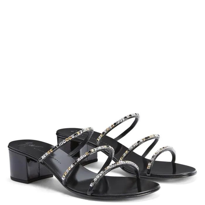 Dark Colorful Black Women Giuseppe Zanotti Sandals