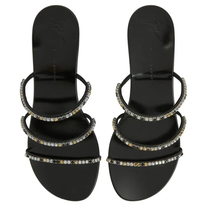 Dark Colorful Black Women Giuseppe Zanotti Sandals