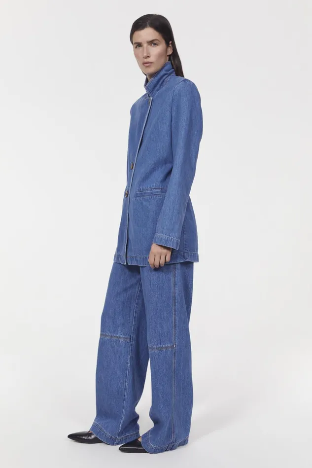Delphi Denim Blazer Indigo Women Rodebjer Sets and Suits