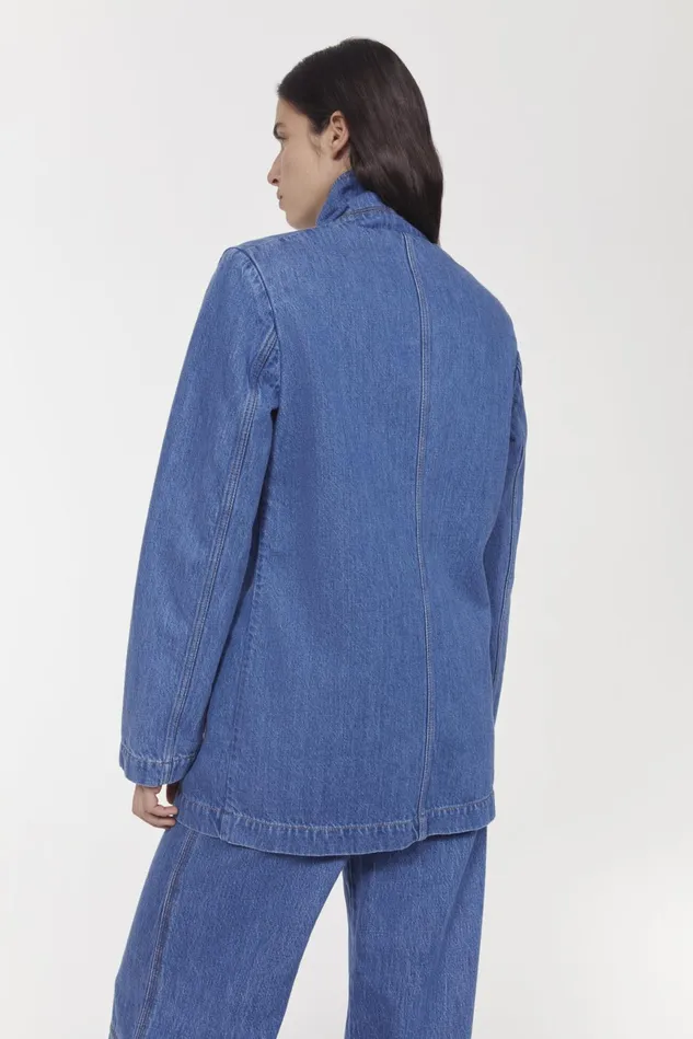 Delphi Denim Blazer Indigo Women Rodebjer Sets and Suits