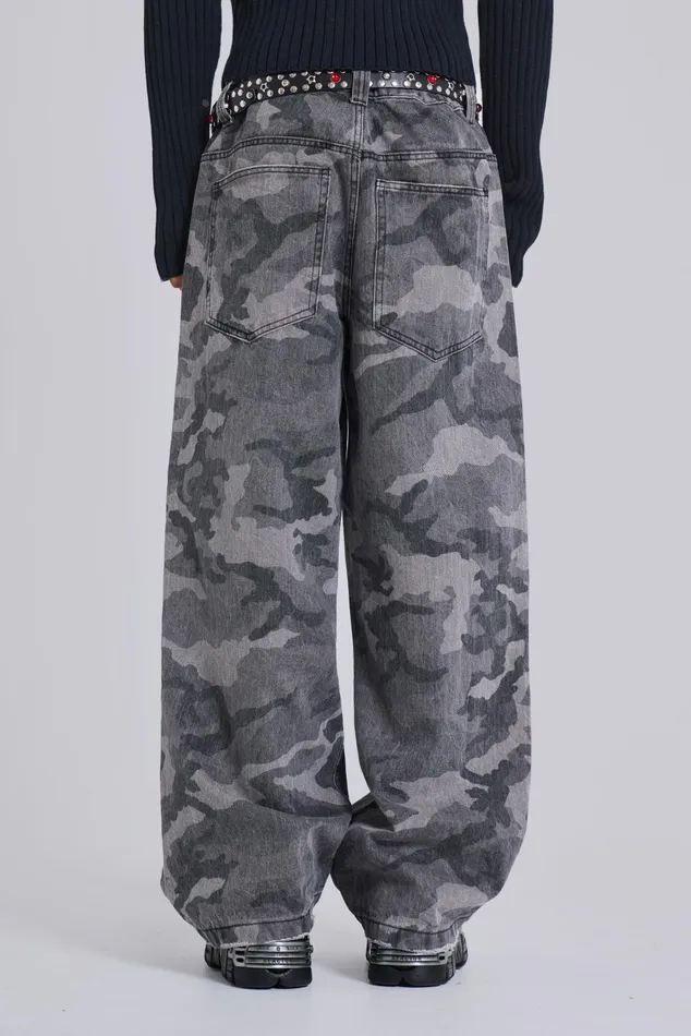 Denim Men Jaded London Camo Fade Colossus Jeans