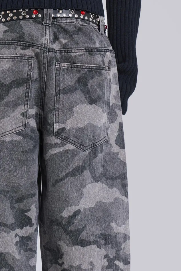 Denim Men Jaded London Camo Fade Colossus Jeans
