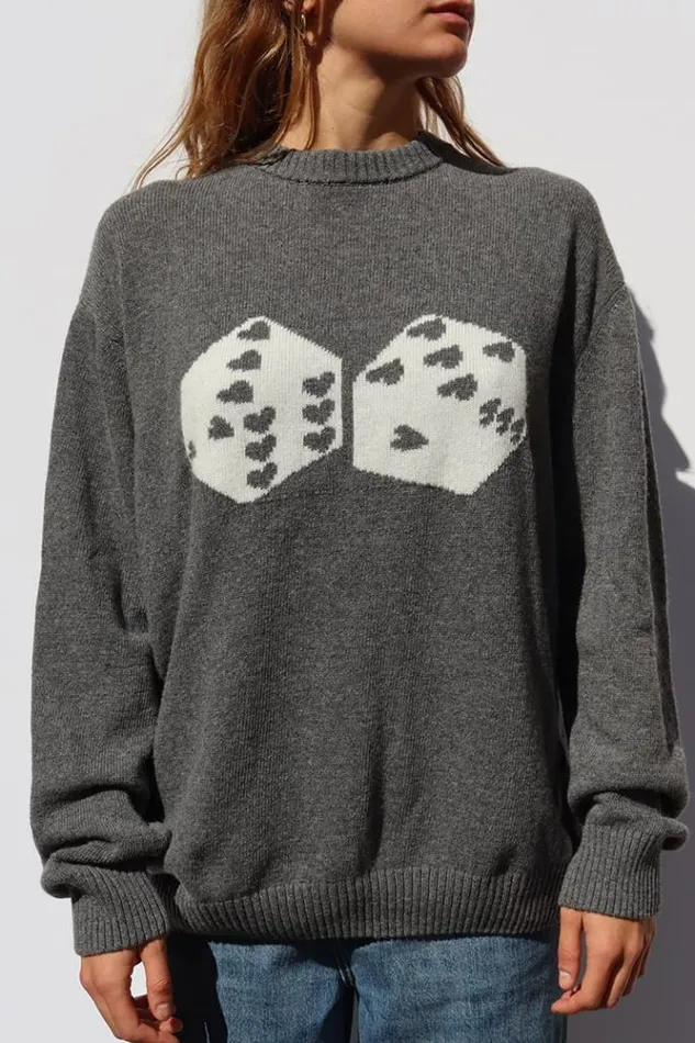 Dice Sweater Women Subdued Sweaters