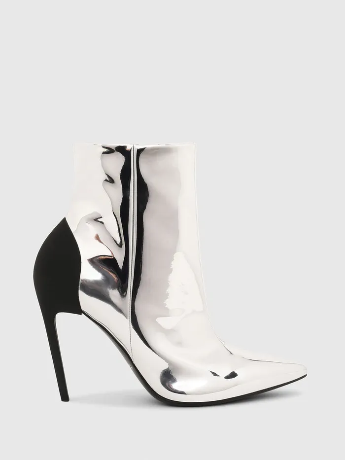Diesel Ankle Boots Womens DSLANTY HABZ Silver Popular