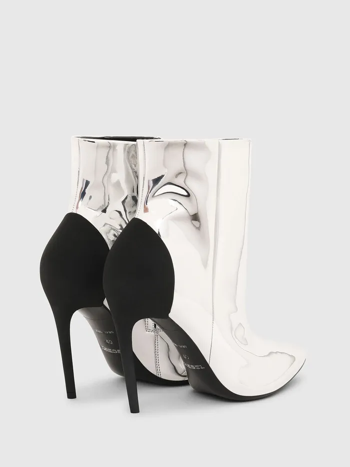 Diesel Ankle Boots Womens DSLANTY HABZ Silver Popular