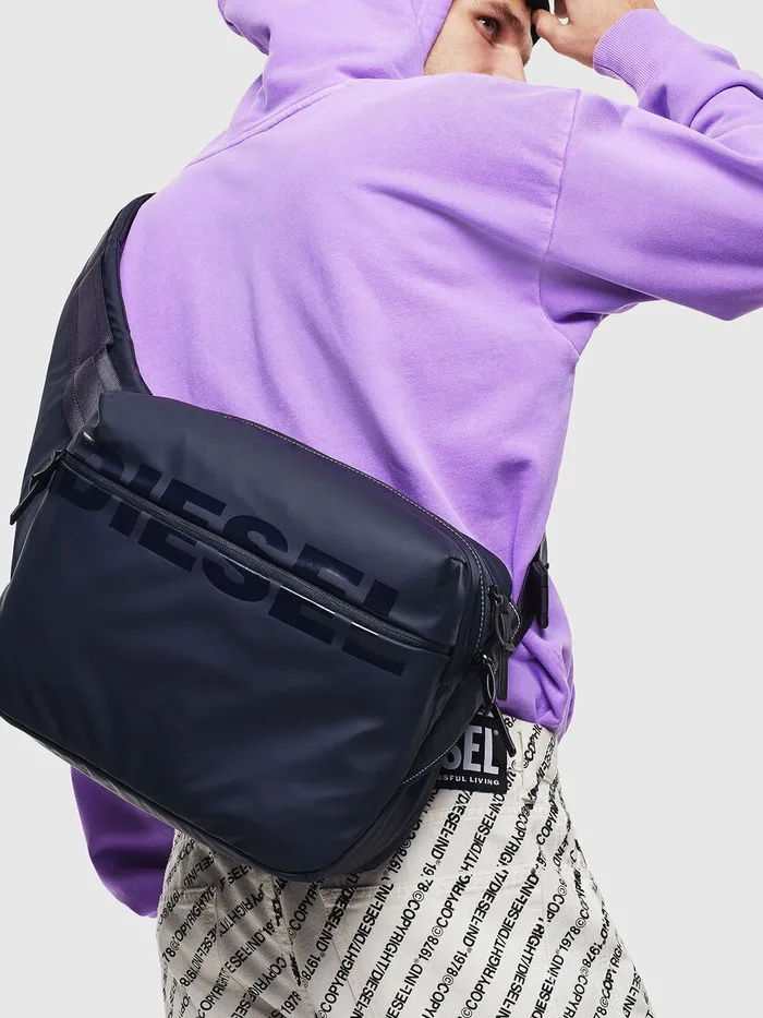 Diesel Bags Mens FBOLD CROSS Dark Blue Gift Ideas