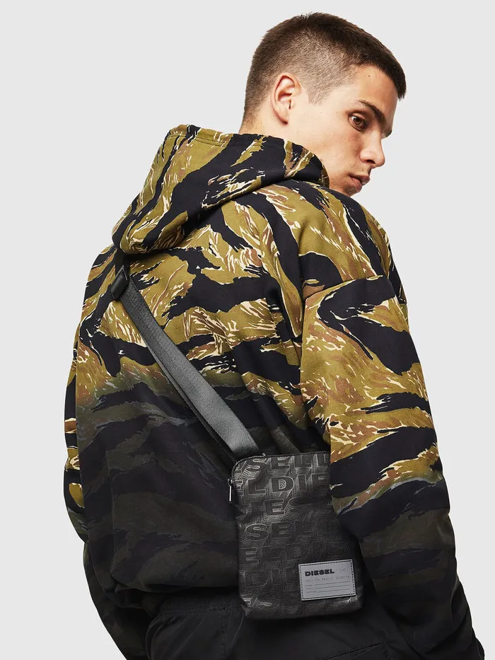 Diesel Bags Mens FDISCOVER CROSS Black Gift Ideas