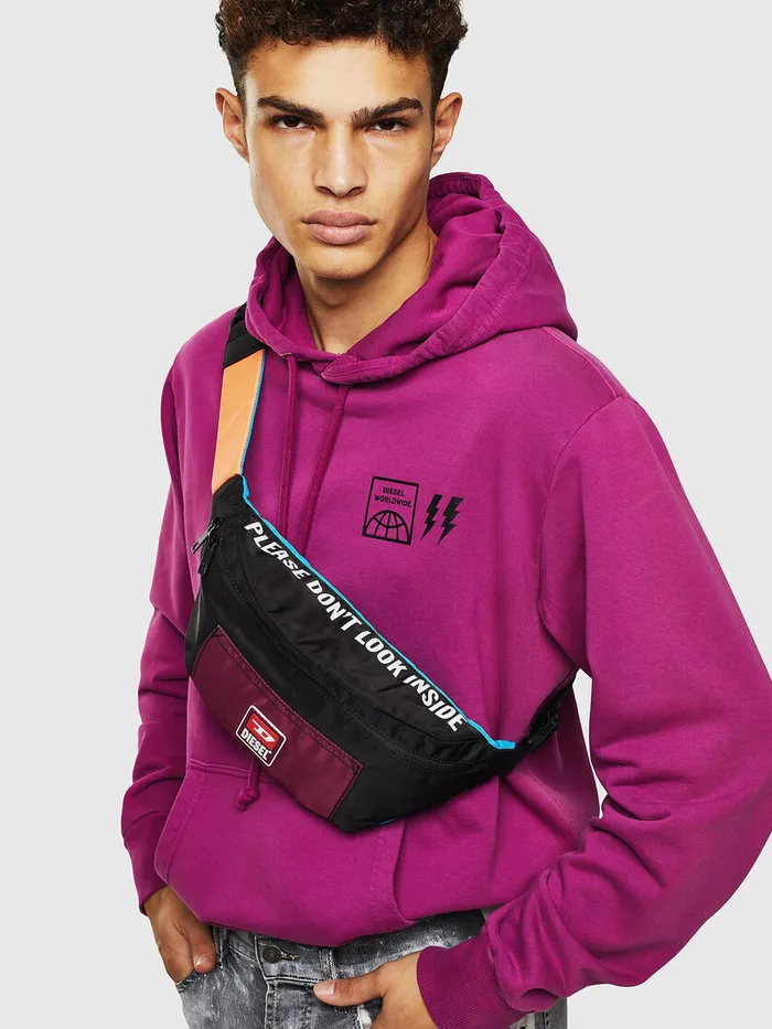 Diesel Bags Mens FSUSE BELTBG MulticolorBlack Casaul
