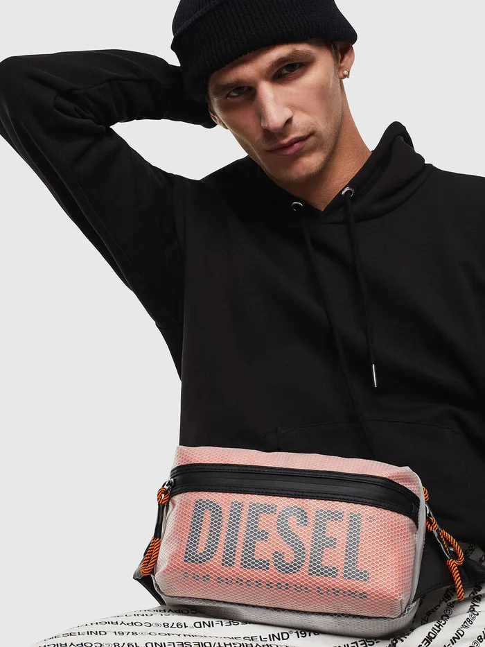 Diesel Bags Mens FAROH WhiteOrange On Sale