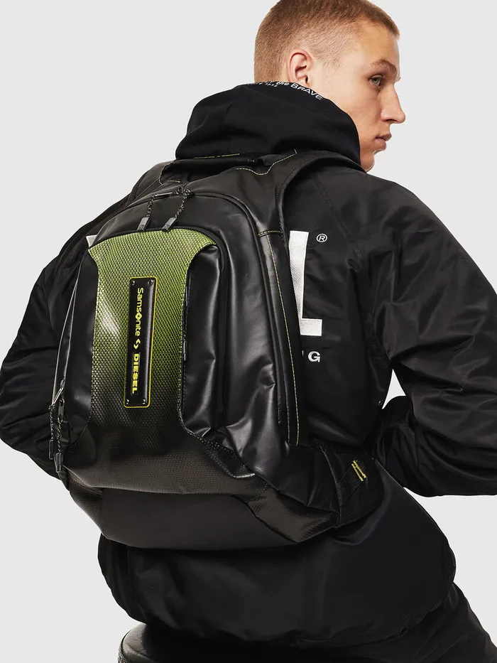 Diesel Bags Mens KA269002 8211 PARADIVE BlackYellow Online Diesel Bags Mens KA269002 8211 PARADIVE BlackYellow Online
