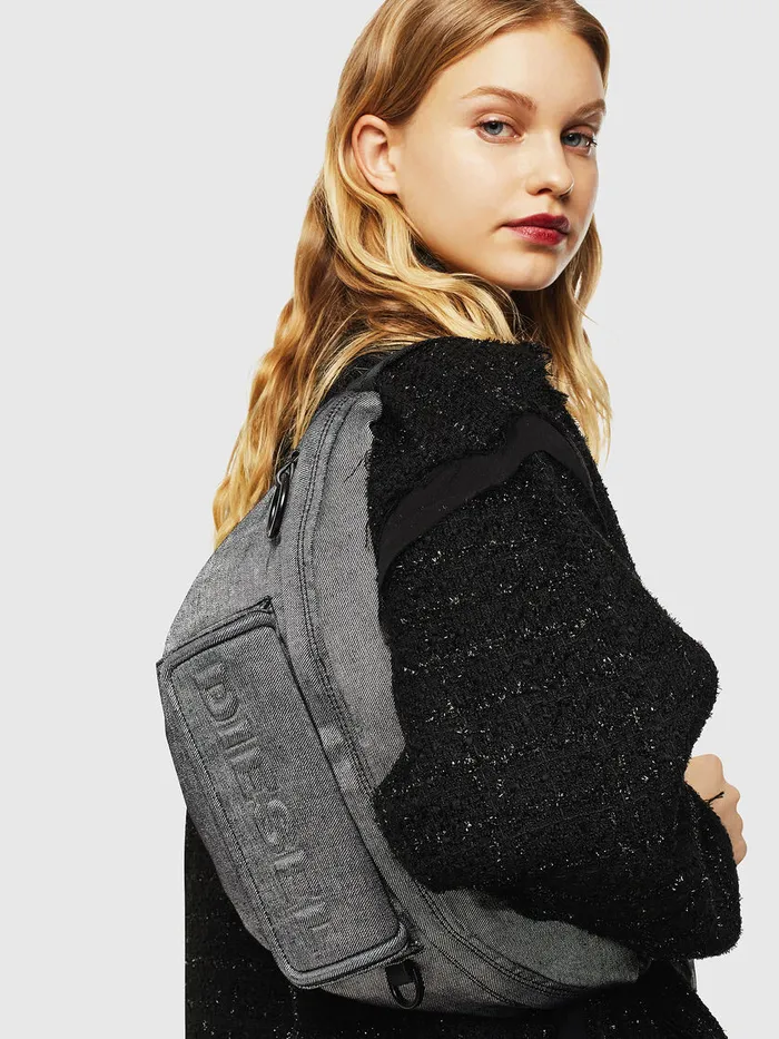 Diesel Bags Womens TRIBELT GrayBlack For Sale