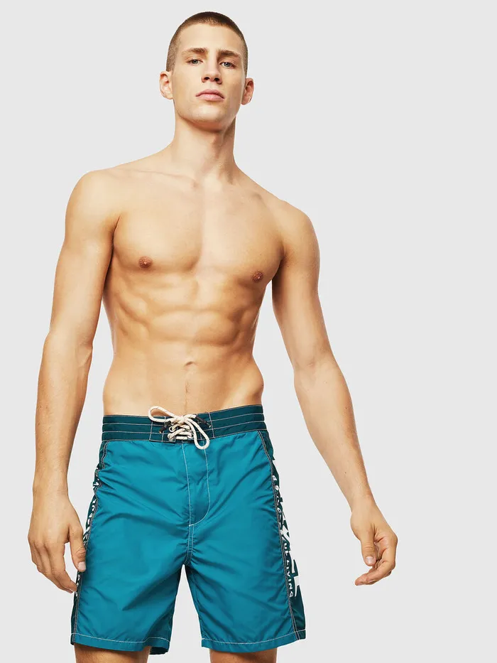 Diesel Beachwear Mens BMBXWAVELONGF Blue Marine