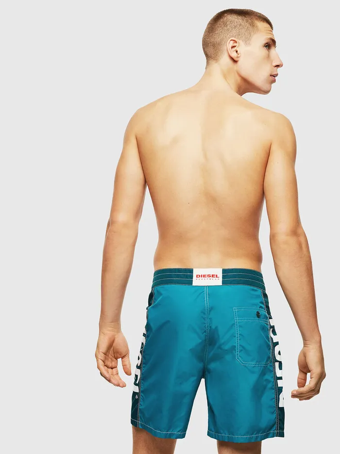 Diesel Beachwear Mens BMBXWAVELONGF Blue Marine