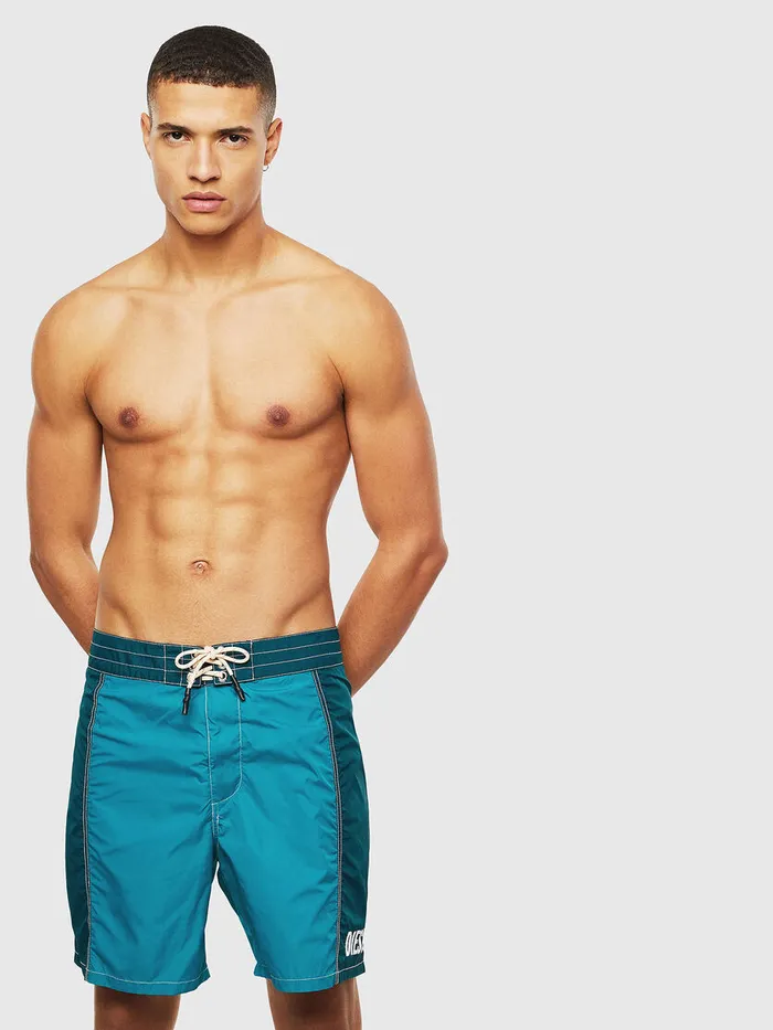 Diesel Beachwear Mens BMBXWAVELONGFSP Blue Marine