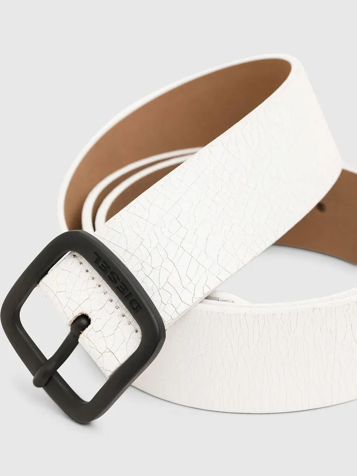 Diesel Belts Mens BCRASEL White Gift Ideas