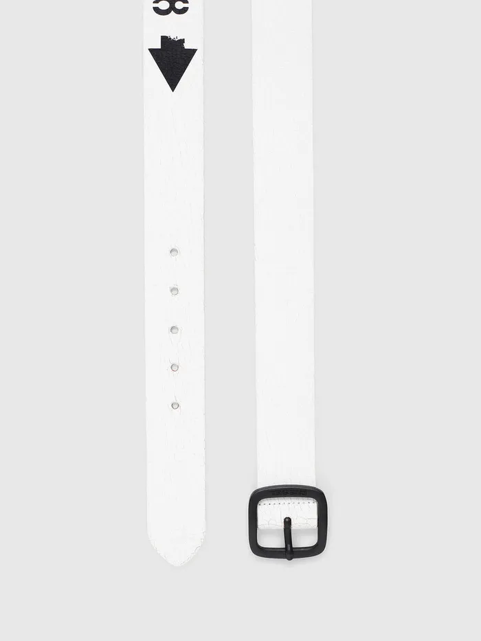 Diesel Belts Mens BCRASEL White Gift Ideas