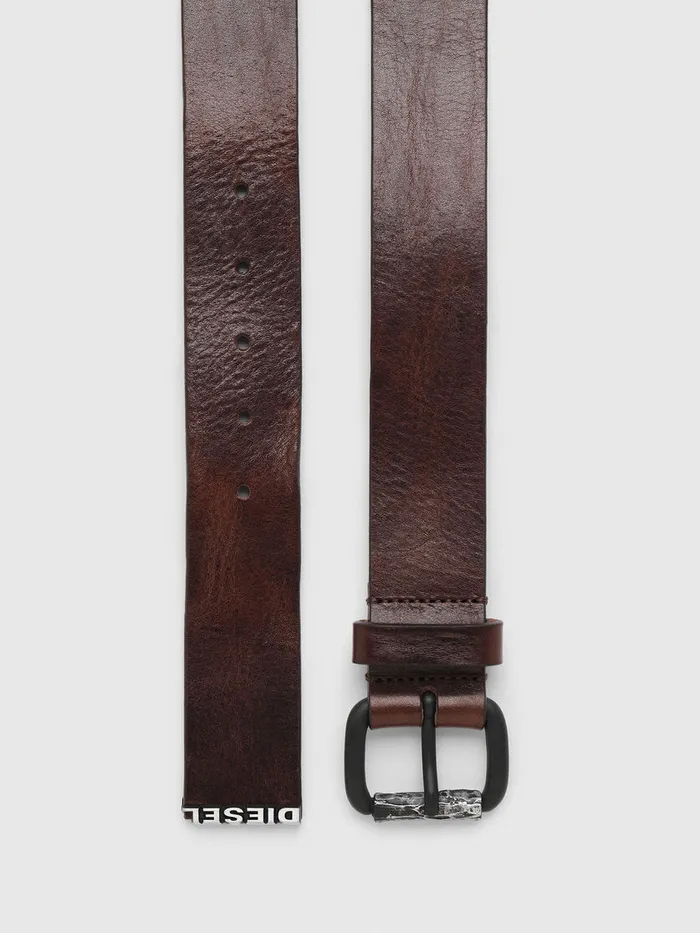 Diesel Belts Mens BEND Brown Gift for Friend