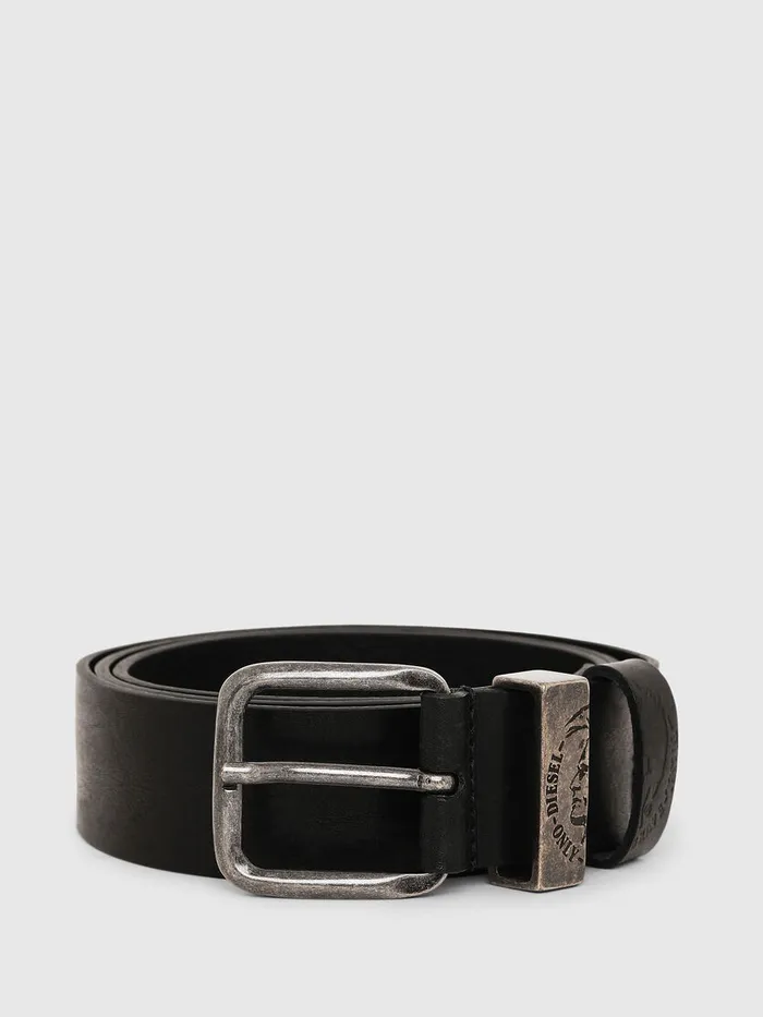 Diesel Belts Mens BFRAG Black Leather Near Me