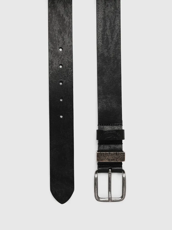 Diesel Belts Mens BFRAG Black Leather Near Me