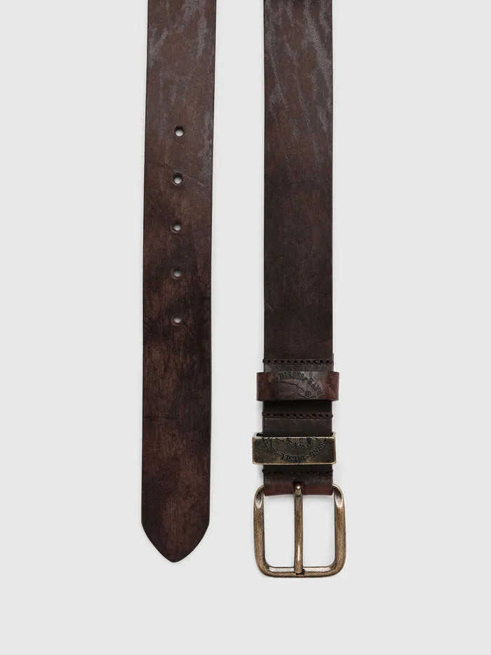 Diesel Belts Mens BFRAG Brown Leather Online