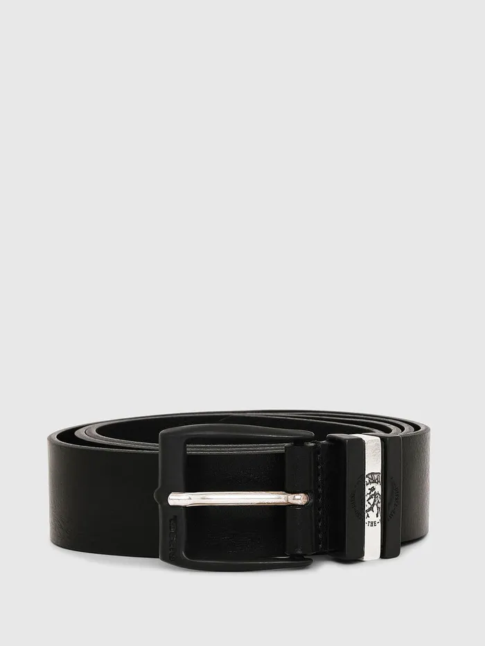 Diesel Belts Mens BHIDDEN Black Casaul