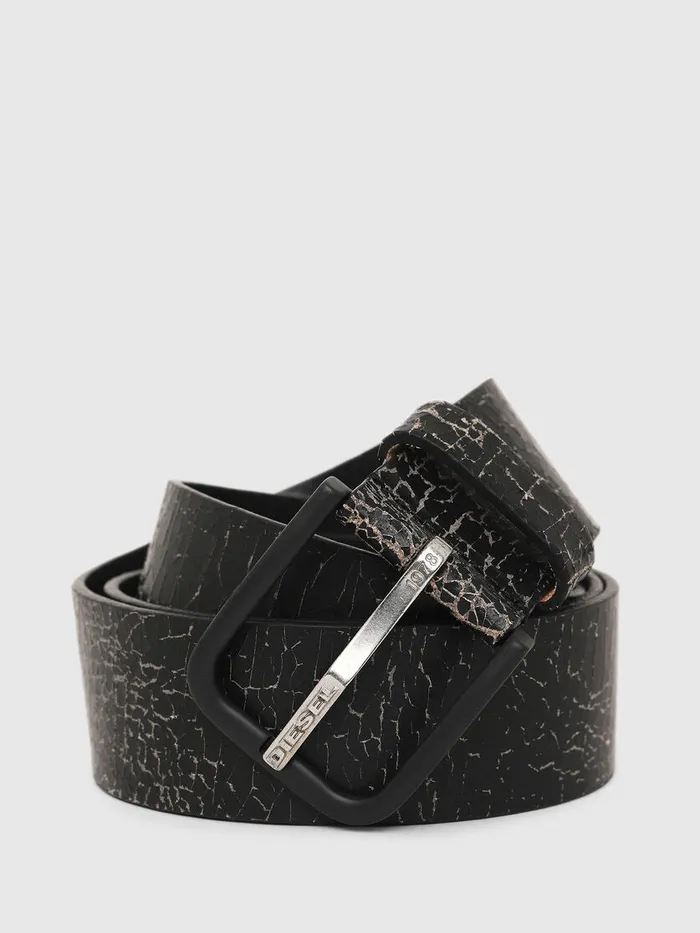 Diesel Belts Mens BREAL Black Casaul
