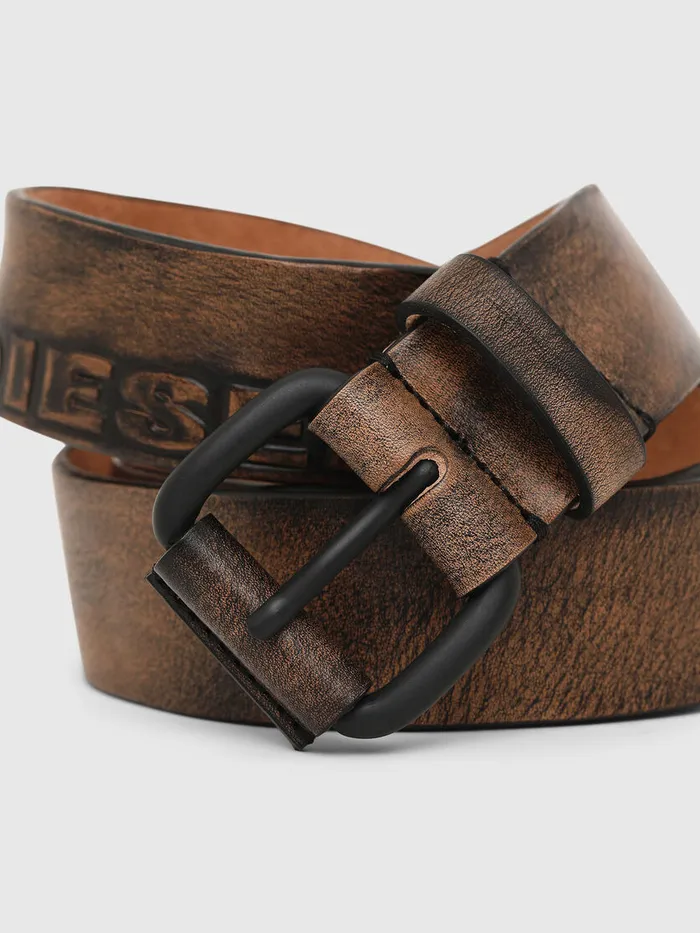 Diesel Belts Mens BVYNTA Light Brown Online
