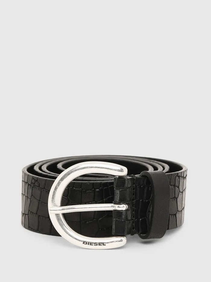 Diesel Belts Womens BCRICO Black For Sale