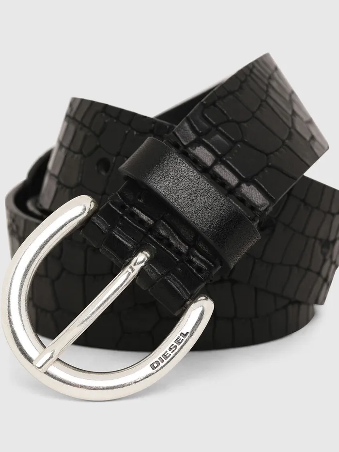 Diesel Belts Womens BCRICO Black For Sale