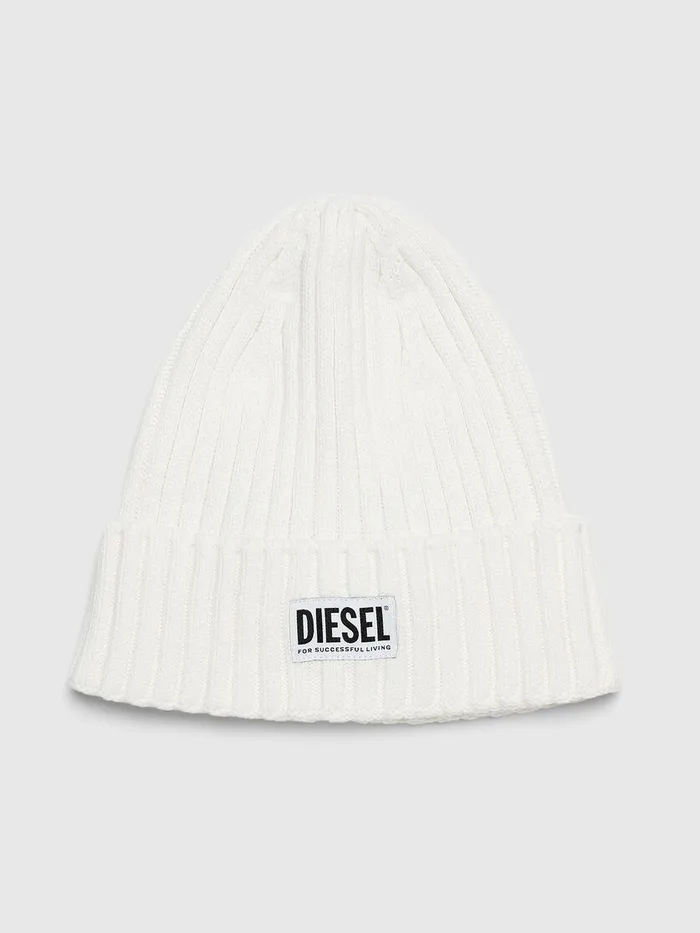 Diesel Caps Gloves And Scarves Mens KCODERE White Cheap On Sale