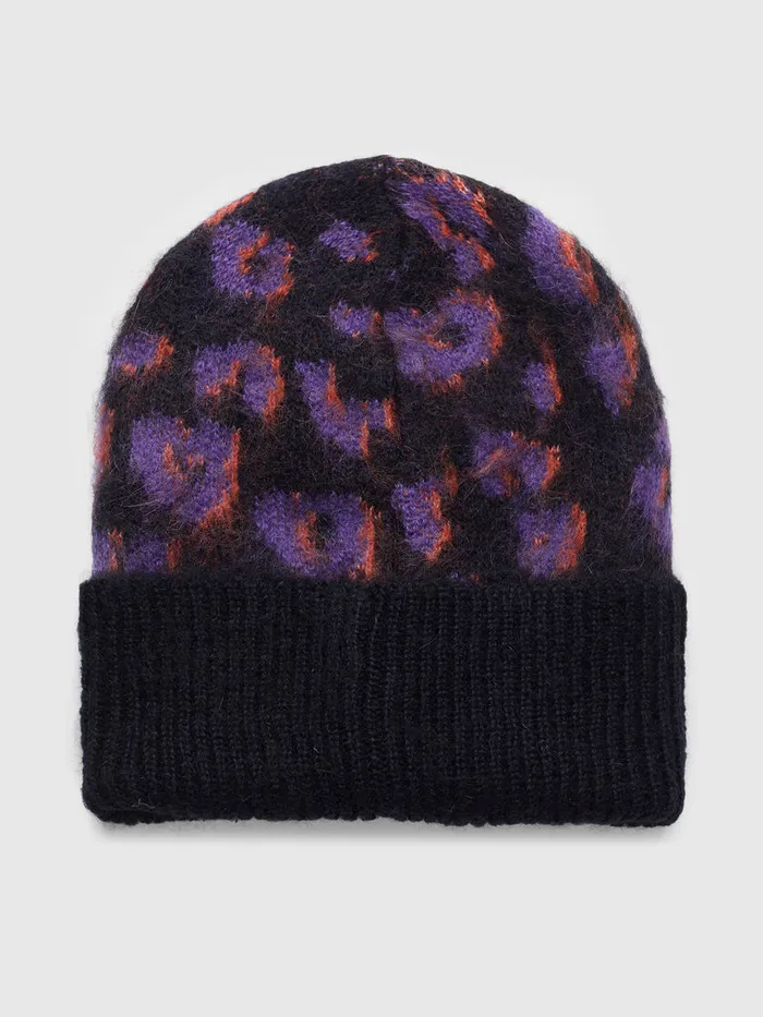 Diesel Caps Gloves And Scarves Womens KTAYLER BlackViolet Gift 4 You