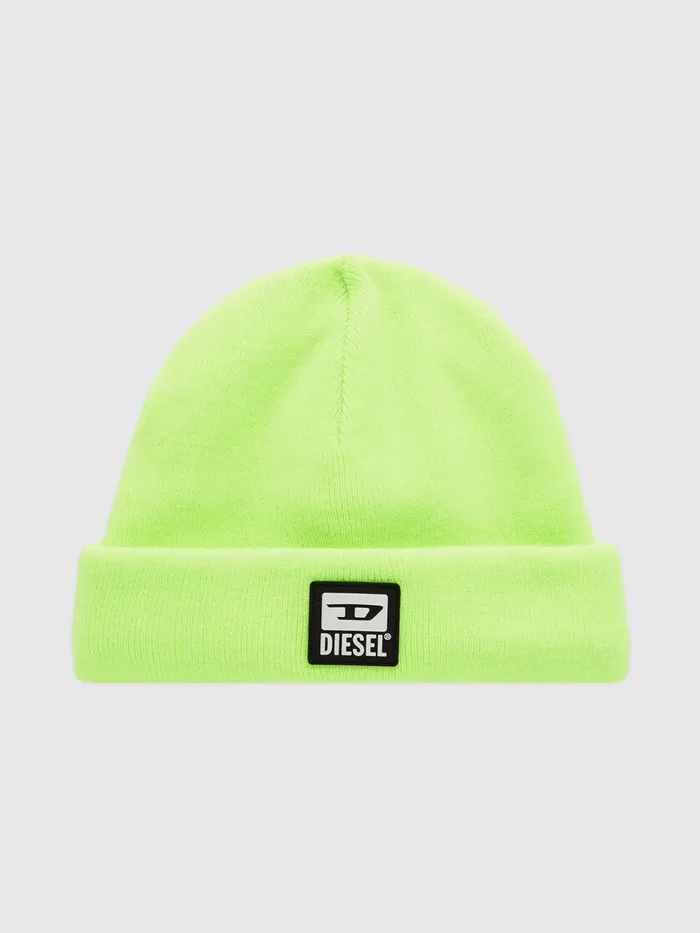 Diesel Caps Gloves And Scarves Womens KXAU Green Fluo For Sale