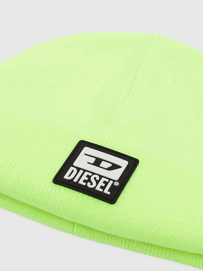 Diesel Caps Gloves And Scarves Womens KXAU Green Fluo For Sale