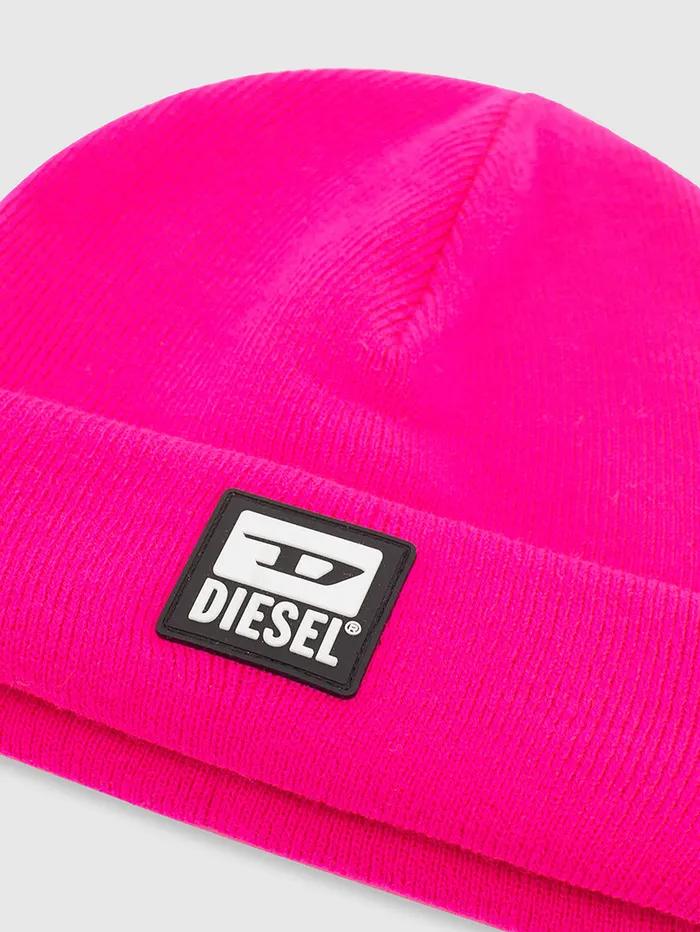 Diesel Caps Gloves And Scarves Womens KXAU Pink Fluo Online