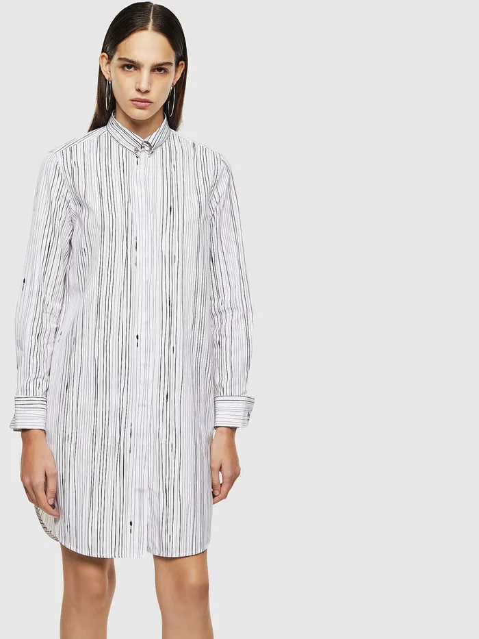 Diesel Dresses and Jumpsuits Womens DRAILYLONGA WhiteBlack