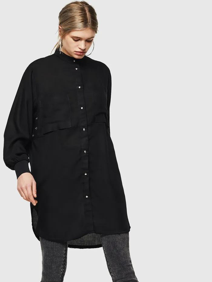 Diesel Dresses and Jumpsuits Womens DSUPERD Black