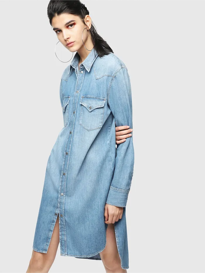 Diesel Dresses and Jumpsuits Womens DEBLANCHE Light Blue