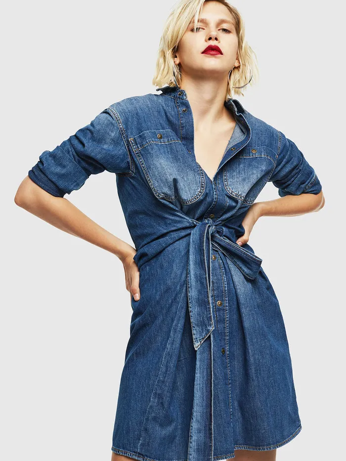 Diesel Dresses and Jumpsuits Womens DEBLEU Medium blue