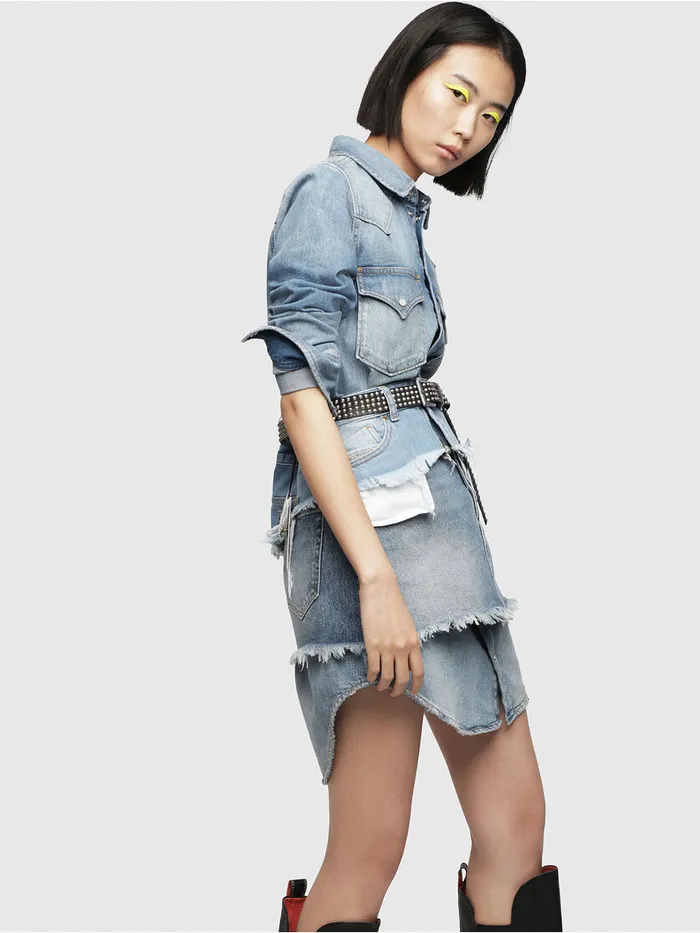 Diesel Dresses and Jumpsuits Womens DEDESYP Blue Jeans Popular