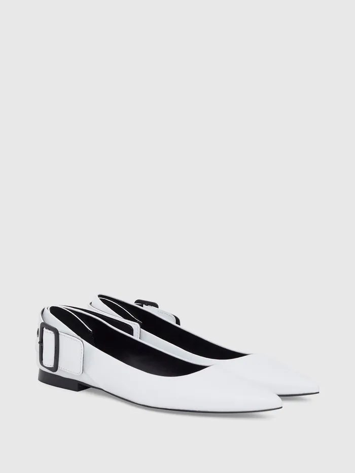 Diesel Flats Womens DMOMY BAT White Gift Ideas