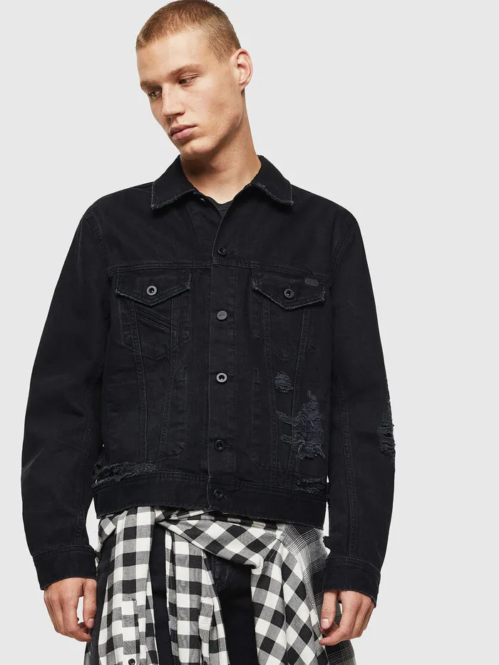Diesel Jackets Mens DBRAY Black