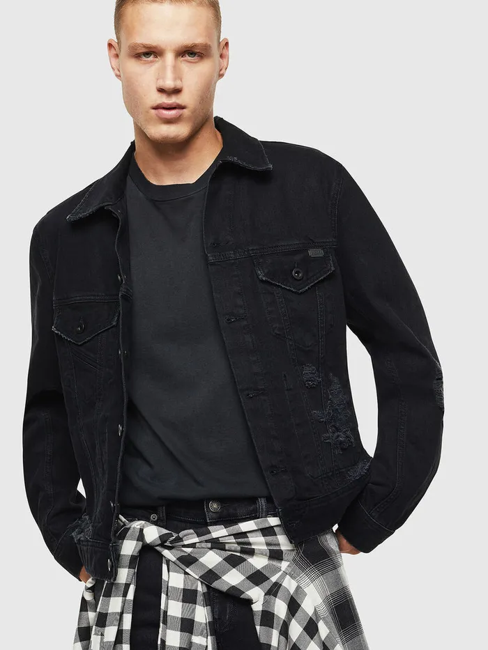 Diesel Jackets Mens DBRAY Black