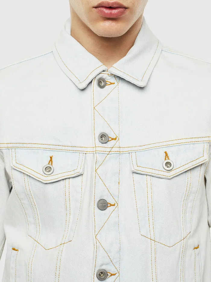 Diesel Jackets Mens DGALYF Light Blue