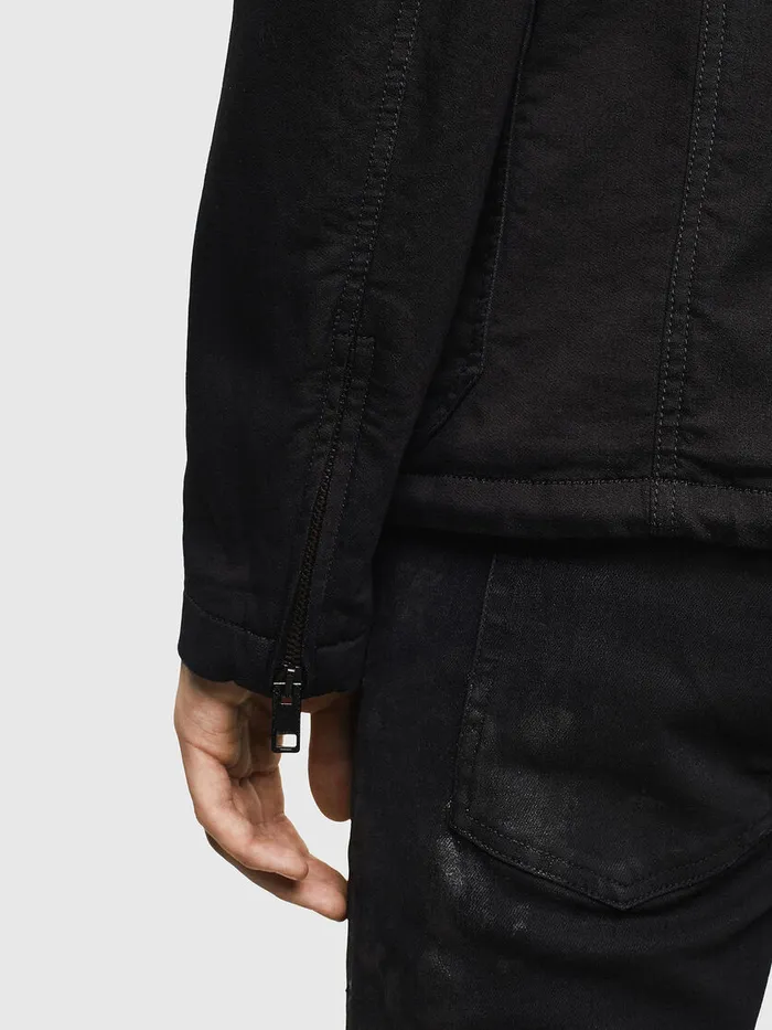 Diesel Jackets Mens DGYACK JOGGJEANS Black Online