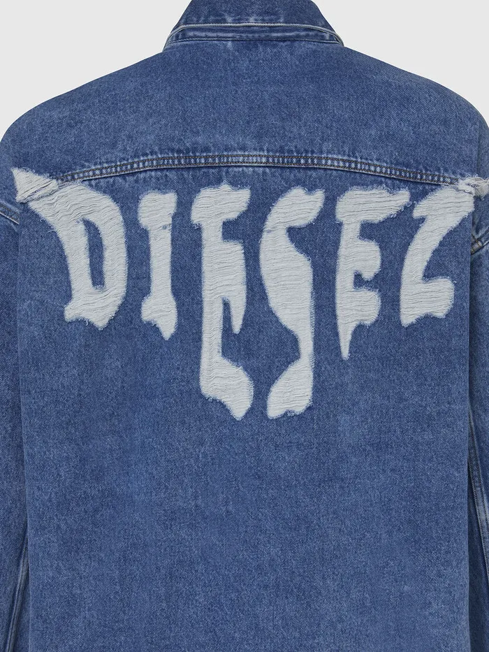 Diesel Jackets Mens DRAF Medium blue