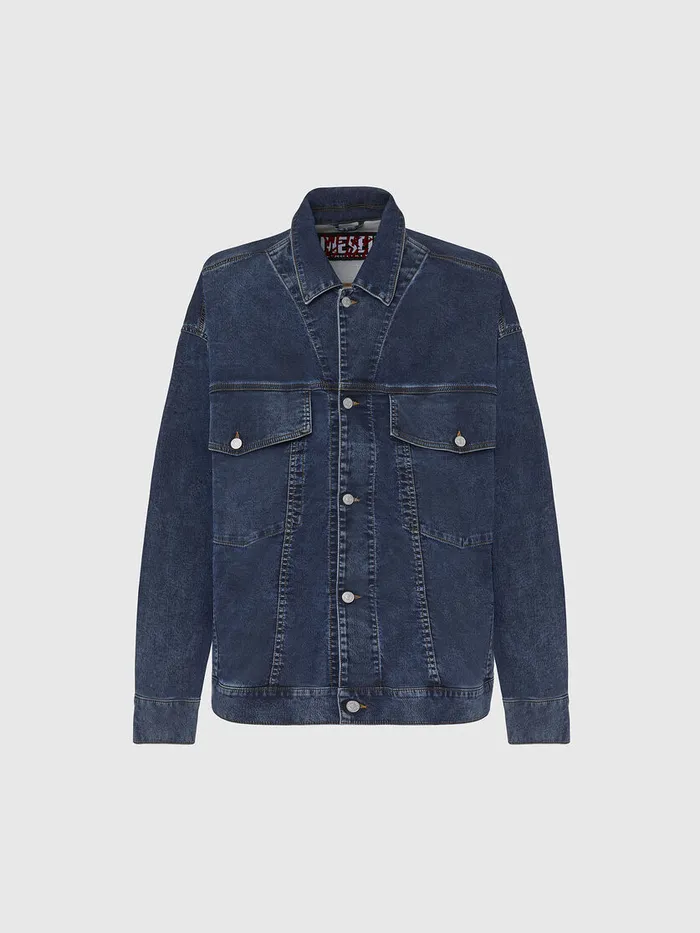 Diesel Jackets Mens DRAFSP JOGGJEANS Dark Blue Gift for Friend